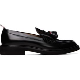 Thom Browne Thom Browne Black Polished Calf Tassel Loafers