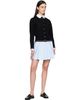 Thom Browne Thom Browne Black Rib Stitch Crew Neck Merino Wool Cardigan - 4