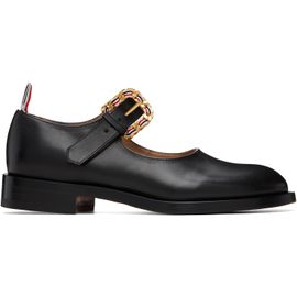 Thom Browne Thom Browne Black Single Strap Thom John Ballet Loafers