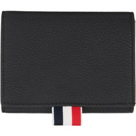 Thom Browne Thom Browne Black Soft Pebble Grain Trifold Wallet