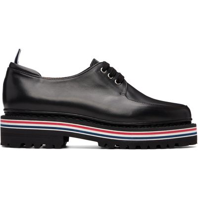 Thom Browne Thom Browne Black Vitello Calf All Terrain Sole Derbys