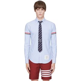 Thom Browne Thom Browne Blue Armband Oxford Shirt