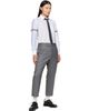 Thom Browne Thom Browne Blue Funmix Pinstripe Oxford Shirt - 5