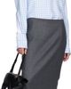 Thom Browne Thom Browne Blue Silk Twill Gingham Shirt - 5