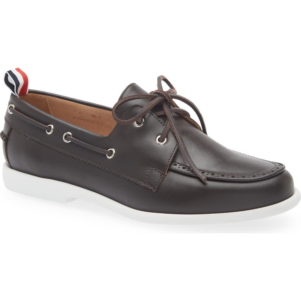 Thom Browne Thom Browne Brogued Boat Shoe 