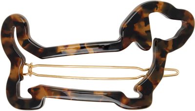 Thom Browne Thom Browne Brown Acetate Hector Hair Clip