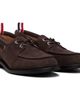 Thom Browne Thom Browne Brown Calf Suede Boat Shoes - 4