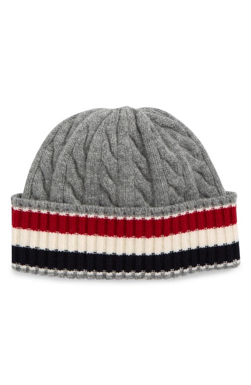 Thom Browne Thom Browne Cable & Rib Virgin Wool Beanie