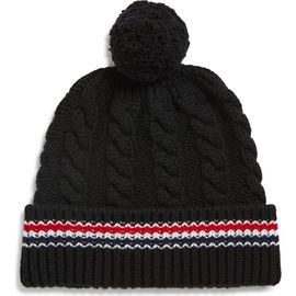 Thom Browne Thom Browne Cashmere Baby Cable Beanie with Pom Pom