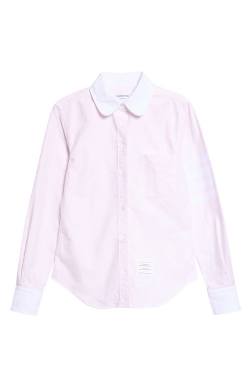 Thom Browne Thom Browne Classic Fit 4-Bar Cotton Oxford Button-Up Shirt