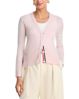 Thom Browne Thom Browne Classic V Neck Cashmere Cardigan