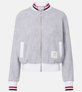 Thom Browne Thom Browne Cotton-blend bomber jacket