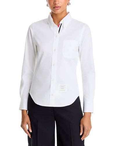 Thom Browne Thom Browne Cotton Classic Long Sleeve Shirt