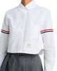 Thom Browne Thom Browne Cotton Cropped Shirt - 4