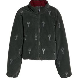 Thom Browne Thom Browne Crop Lobster Stitch Corduroy Reversible Down Jacket