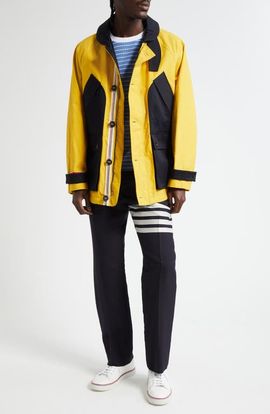 Thom Browne Thom Browne Crop Shawl Collar Field Jacket