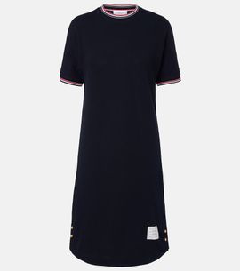 calvin klein brown suede dress Thom Browne Piqué Polo Dress