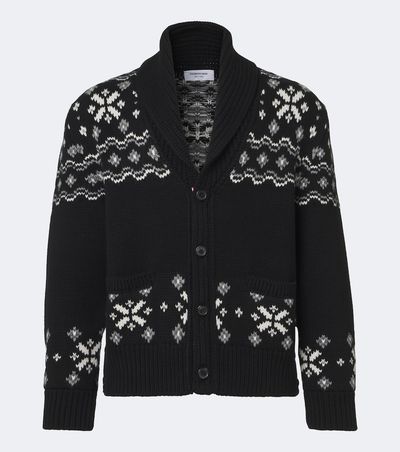 Thom Browne Thom Browne Fair Isle intarsia cashmere cardigan