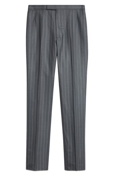 Thom Browne Thom Browne Fit 1 Stripe Backstrap Wool Trousers