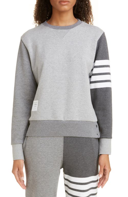 Thom Browne Thom Browne Four-Bar Cotton Sweatshirt