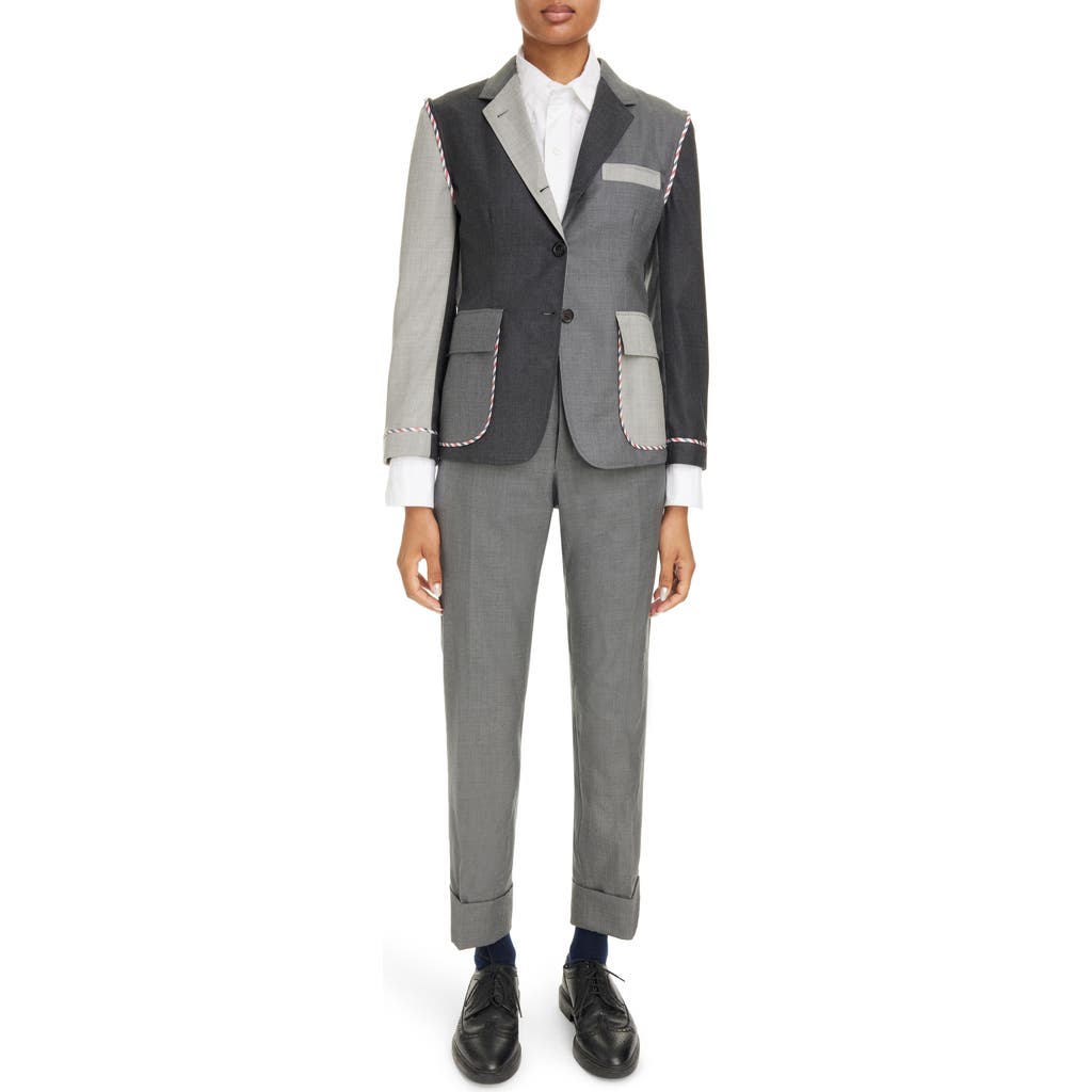 Thom Browne Thom Browne Fun-Mix Unconstructed Fit Wool Sport Coat