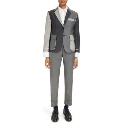 Thom Browne Thom Browne Fun-Mix Unconstructed Fit Wool Sport Coat
