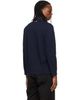 Thom Browne Thom Browne Gray & Navy Oversized Colorblock Rugby Polo - 3