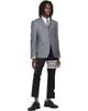 Thom Browne Thom Browne Gray Chalk Stripe Twill Sportcoat - 4