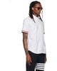 Thom Browne Thom Browne Gray Straight Fit Button Down Short Sleeve Shirt - 2
