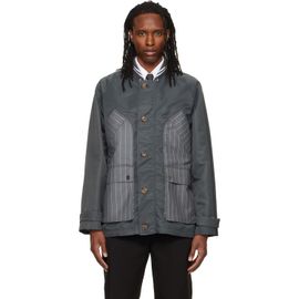 Thom Browne Thom Browne Gray Tech Twill Field Jacket