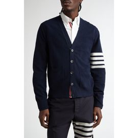 Thom Browne Thom Browne Holiday Hector Nutcracker 4-Bar Virgin Wool Cardigan