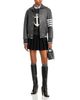 Thom Browne Thom Browne Leather Oversized Blouson Jacket - 2