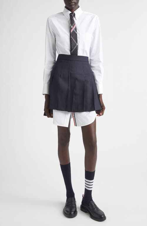 Thom Browne Thom Browne Long Sleeve Oxford Shirtdress