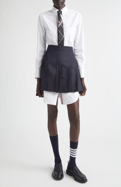 Thom Browne Thom Browne Long Sleeve Oxford Shirtdress