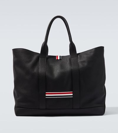 Thom Browne Thom Browne Medium leather tote bag
