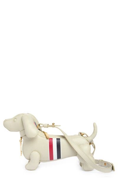 Thom Browne Thom Browne Mini Hector Pebbled Leather Crossbody Bag