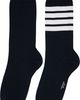 Thom Browne Thom Browne Navy Cotton 4-Bar Mid Calf Socks - 2