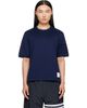 Thom Browne Thom Browne Navy Jersey Ottoman 4-Bar T-shirt - 1