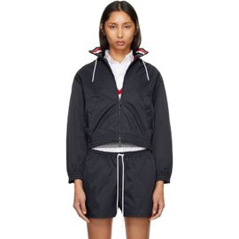 Thom Browne Thom Browne Navy Nylon Tech Track Jacket