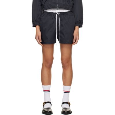 Thom Browne Thom Browne Navy Nylon Tech Track Shorts
