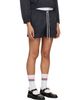 Thom Browne Thom Browne Navy Nylon Tech Track Shorts - 2