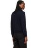 Thom Browne Thom Browne Navy Ottoman Milano Stitch 4-Bar Bomber Jacket - 3