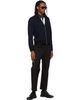 Thom Browne Thom Browne Navy Ottoman Milano Stitch 4-Bar Bomber Jacket - 4