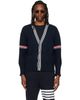 Thom Browne Thom Browne Navy RWB Armband Lobster Jersey Cardigan - 1