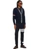 Thom Browne Thom Browne Navy RWB Armband Lobster Jersey Cardigan - 4