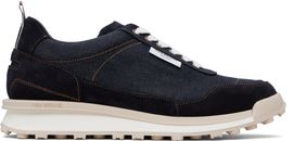 Thom Browne Thom Browne Navy Selvedge Denim Tech Runner Alumni Sneakers