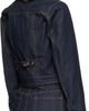Thom Browne Thom Browne Navy Shrunken Selvedge Denim Jacket - 3