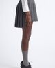 Thom Browne Thom Browne Plaid Low Rise Pleated Miniskirt - 4