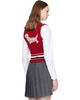 Thom Browne Thom Browne Red Hector Pointelle V-Neck Vest - 3