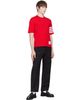 Thom Browne Thom Browne Red Jersey 4-Bar Short Sleeve T-shirt - 4
